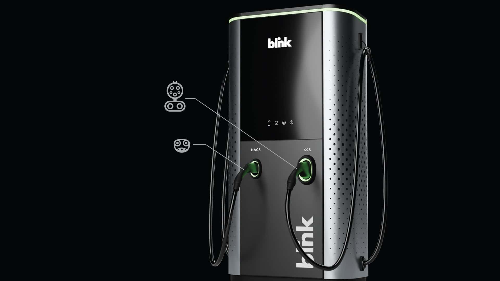 Blink Charging Announces New Dual-Port CCS And NACS Fast Charger