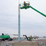 First Steel Beam Was Installed