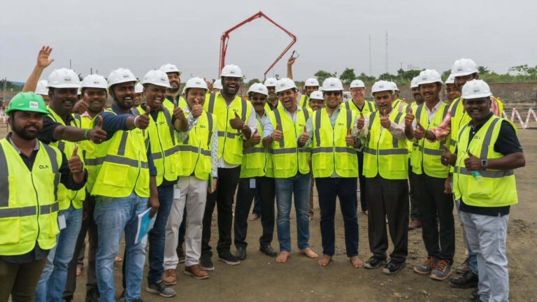 Ola Electric Starts Construction On New Gigafactory Facility In India